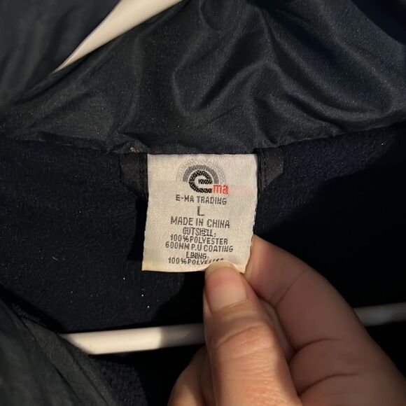 Vintage NFL Football Dallas Cowboys navy blue Winter Coat Men’s Large Jacket - Picture 7 of 8